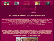 Tablet Screenshot of cambresis-boomerang.org